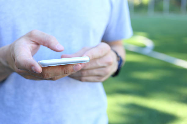 istock Man holding and use smartphone 503778292