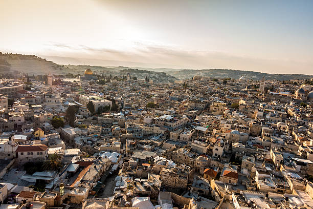 istock Panorama of Jerusalem from the north, Israel 503778576