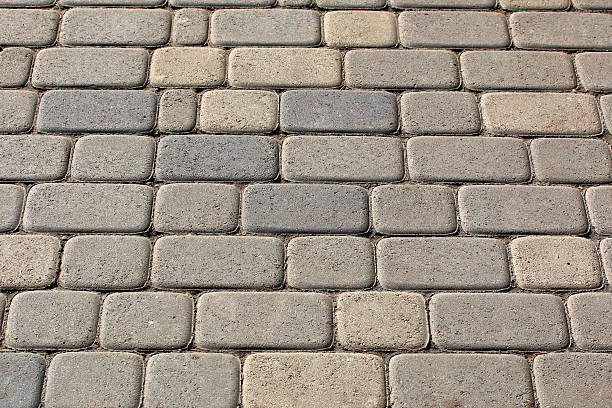 istock The pavement from yellow stone blocks 503779010