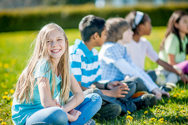 istock Sitting Outside at a Field Trip 503780928