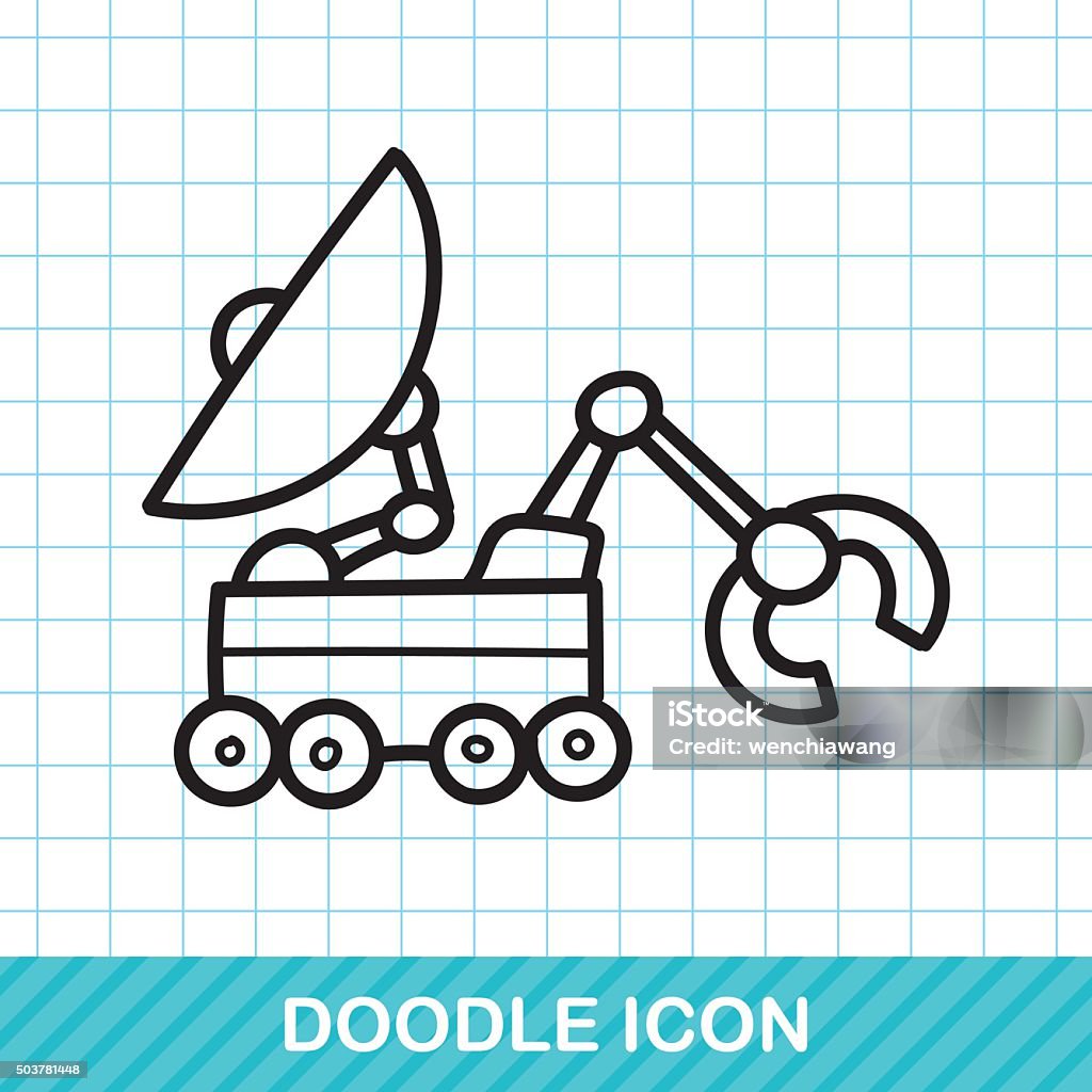 Machine Dodle Space Machine Doodle Stock Illustration - Download Image Now ...