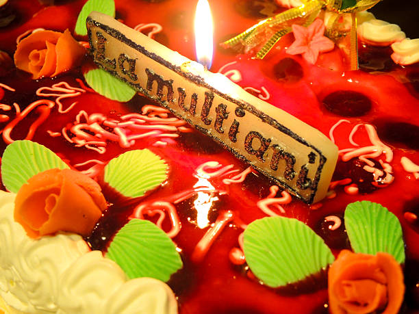 istock happy birthday sign written in romanian on a fruit cake 503783474