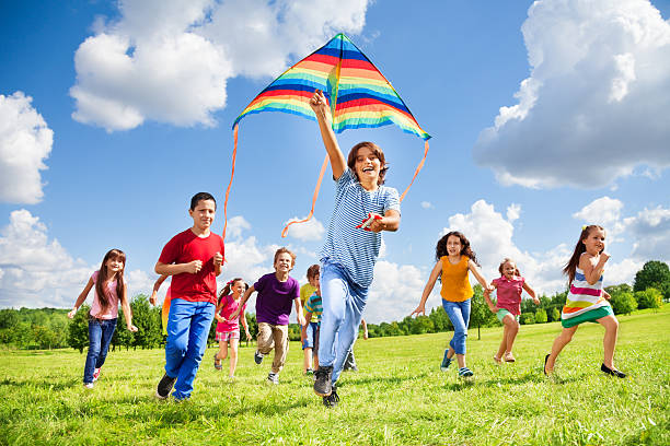 istock Active games for many kids 503783481