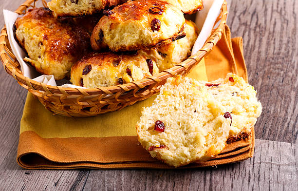 istock Cranberry and raisin buns 503783676