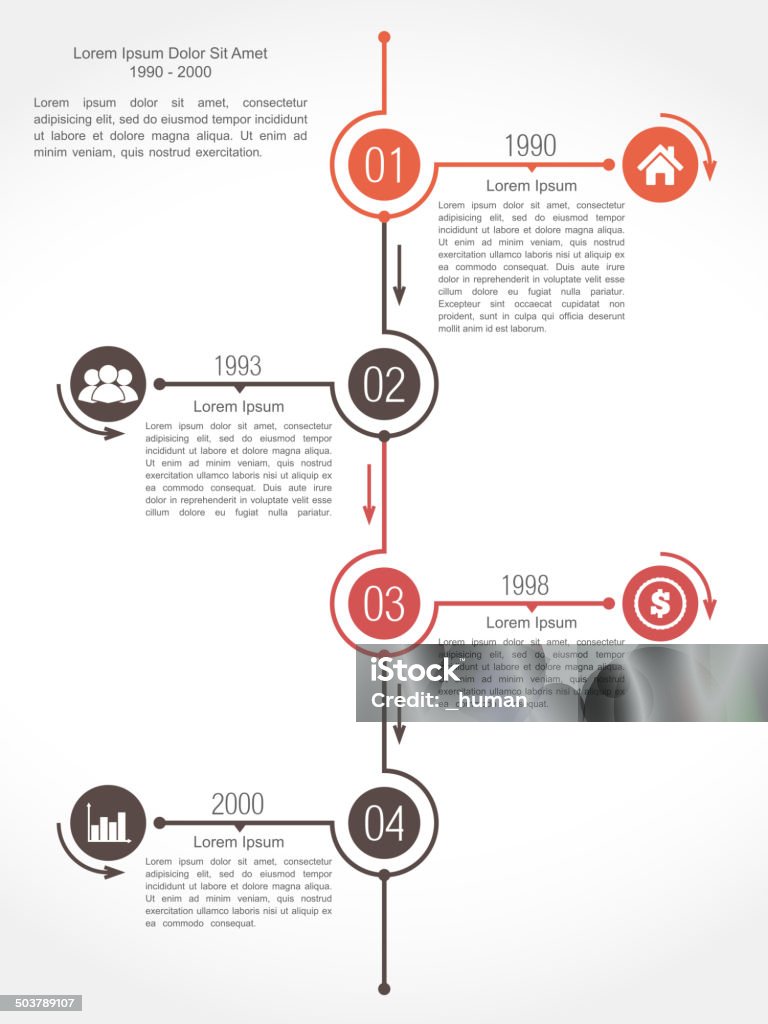 Timeline Timeline design template, vector eps10 illustration Abstract stock vector