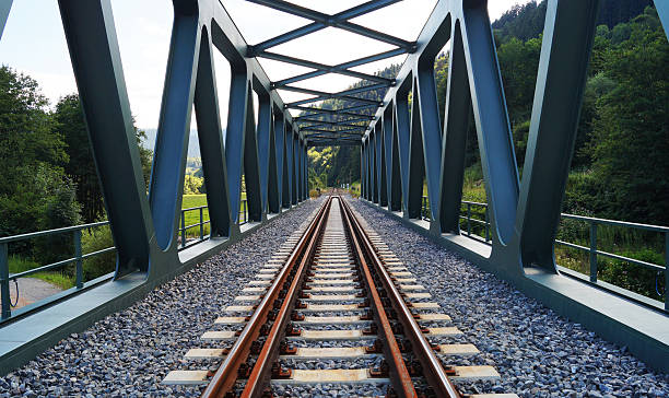 istock Railroad track over a bridge in the Black Forest 503789771