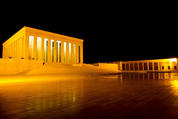 istock Anitkabir at night - Ataturk Mausoleum 503791248