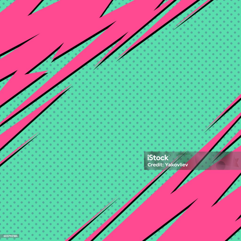 Abstract Pop Background Abstract Green Backgrounds Pop Art Vector Illustration Stock ...