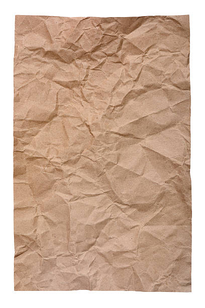 istock Crumpled recycle brown paper 503802845