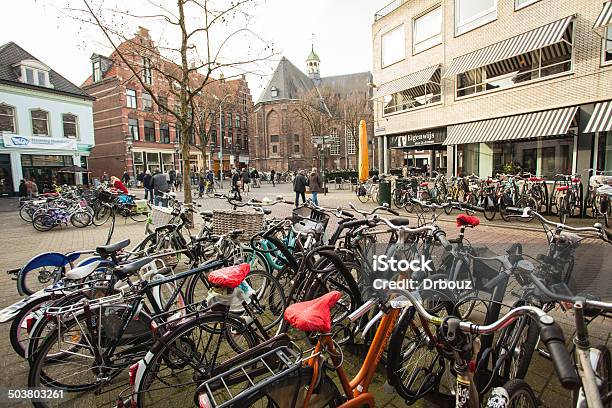 Venlo Holland City Scene At Saturday Morning Stock Photo - Download Image Now - Architecture, Bicycle, Building Exterior