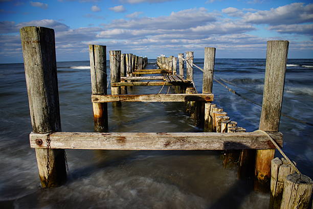 istock bridge at Baltic Sea 503805654