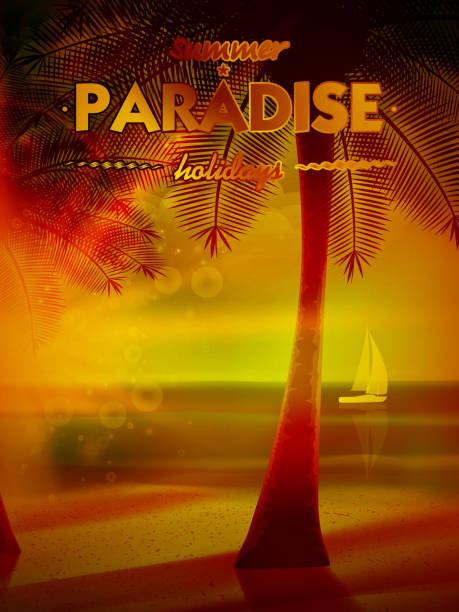 istock Sunset on the beach of sea. 503807695