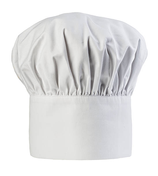 istock Chef's hat close-up isolated on a white background. Cooks cap. 503809422