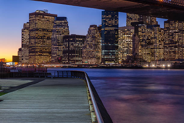 istock Manhattan view from Brooklyn at the night 503811248