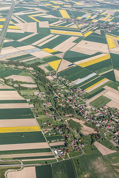 istock aerial view of harvest fields 503811324