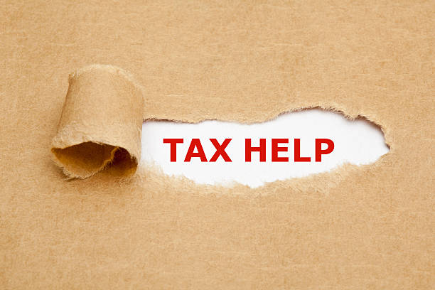 istock Tax Help Torn Paper Concept 503811840