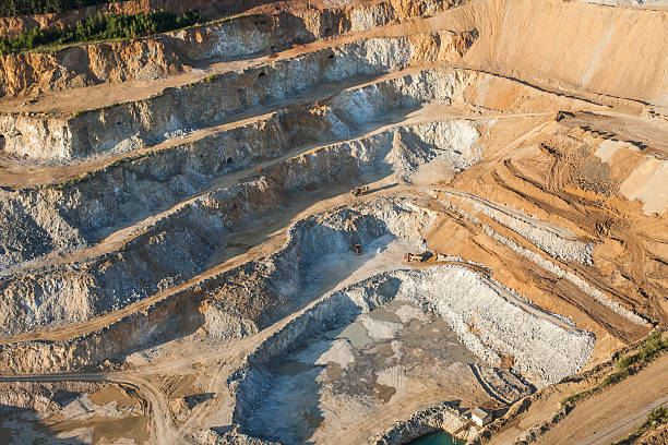 istock aerial view of rock quarry 503812344
