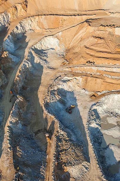 istock aerial view of rock quarry 503813176