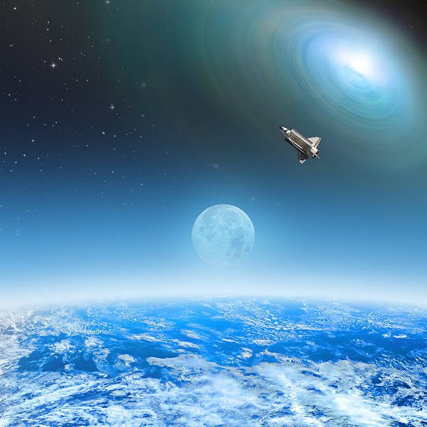 istock Earth and Moon at night 503813778