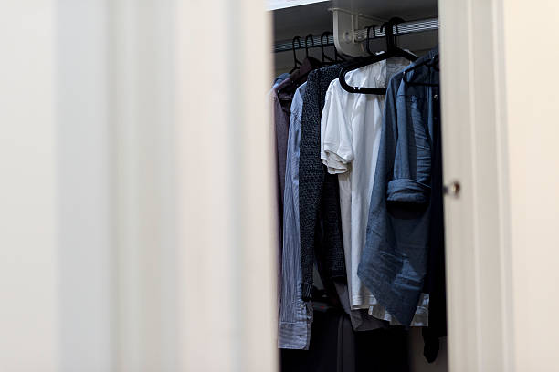 istock Hung Clothes in the Closet 503817466