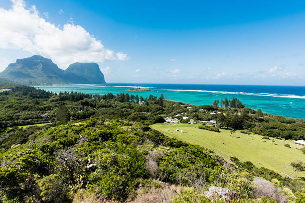 Looking out over Lord Howe Island Australia from Malabar hill