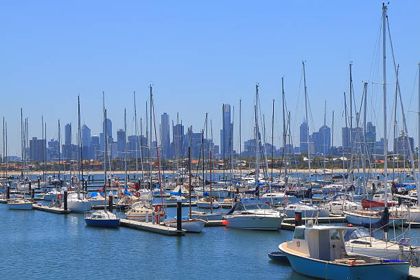 istock Melbourne cityscape harbor Australia 503819166