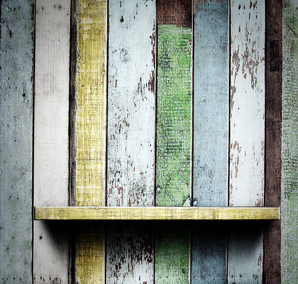istock Wooden shelves 503832407