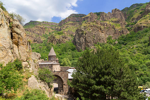 istock Geghard monastery in Armenia 503833693