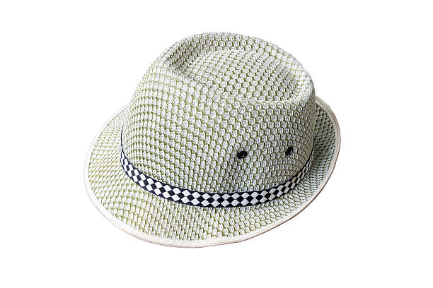 istock Summer straw hat isolated on white background 503835313