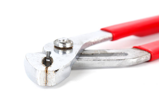 Locking wrench on a white background.
