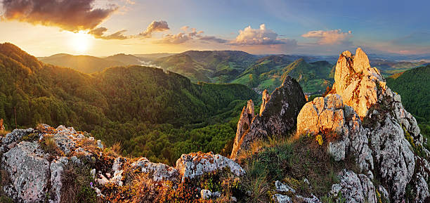 istock Rocky moutain at sunset - Slovakia 503838237