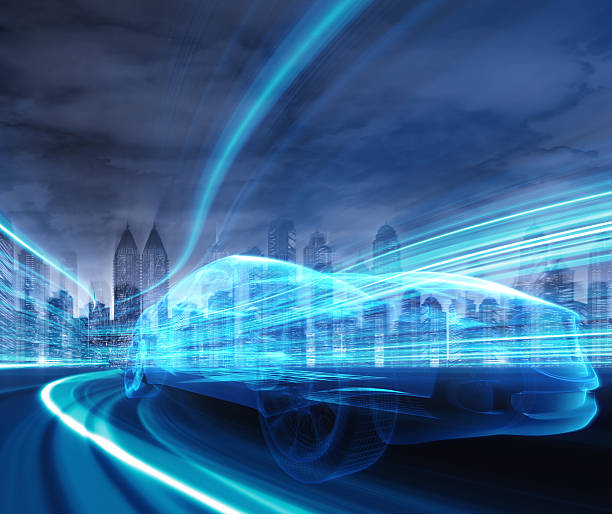 istock Urban highway traffic at night 503838438