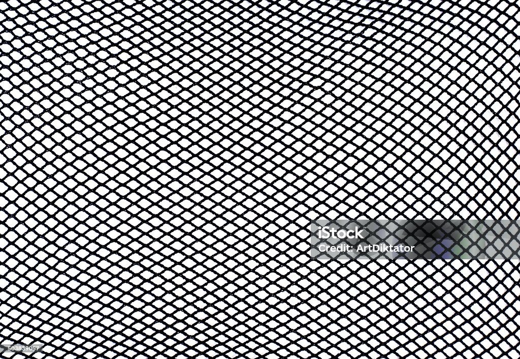 Fishnet mosquito netting on white Fishnet Stockings Stock Photo