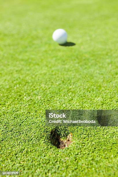 Pin High Stock Photo - Download Image Now - Divot, Grass, Golf