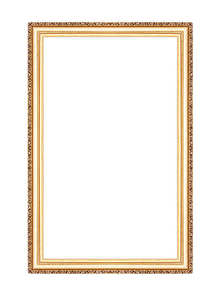 istock Gold picture frames. Isolated on white background 503839695