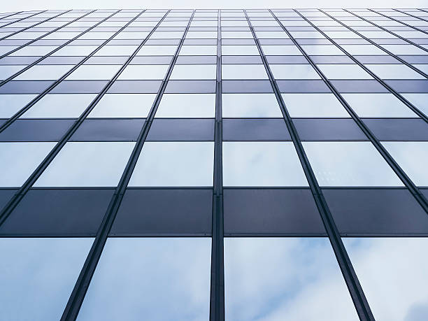 istock Architecture detail Modern Glass facade Background 503844582