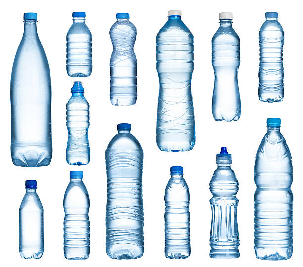 Plastic bottles Plastic water bottles set isolated on white background quench your thirst pictures stock pictures, royalty-free photos & images
