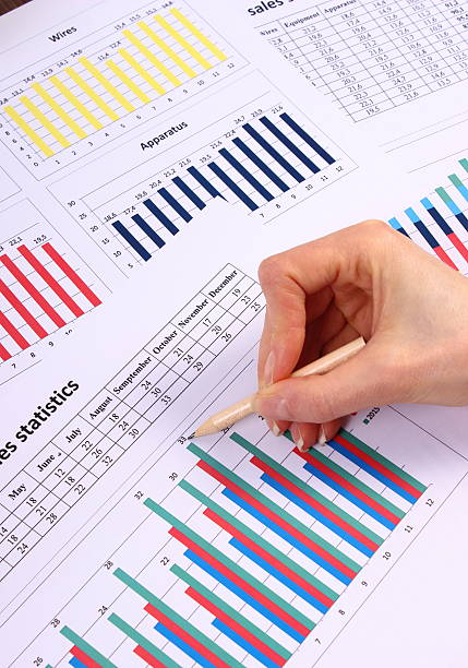 istock Showing financial graph, business concept 503849066