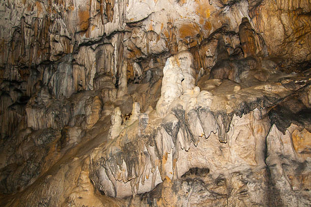 istock karst formations in the cave. North Caucasus, Russia 503850086