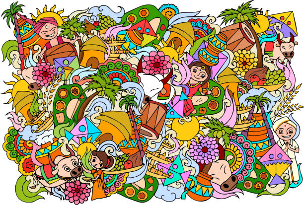 Happy Pongal Celebration Background Stock Illustration - Download Image Now - Pongal Festival, Culture of India, Doodle - iStock Happy Pongal Celebration Background Stock Illustration - Download Image Now - Pongal Festival, Culture of India, Doodle - iStock