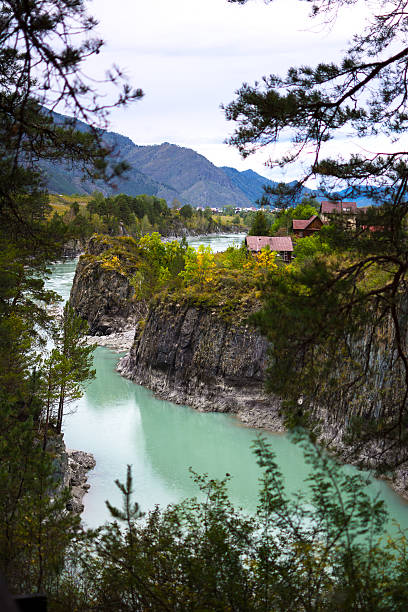 istock Houses on the rocky shore 503862392