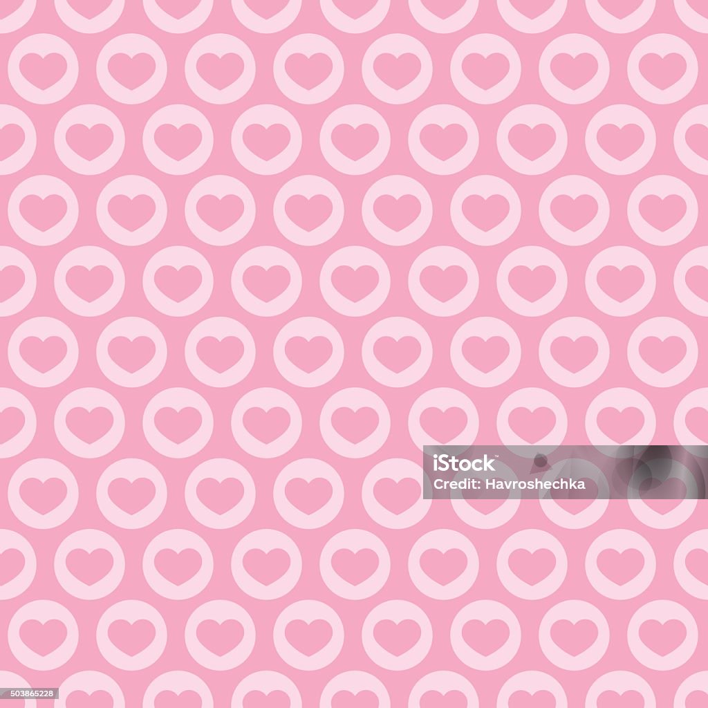 Pink Heart Pattern Id Code Pink Heart Vector Seamless Pattern Stock Illustration - Download Image ...