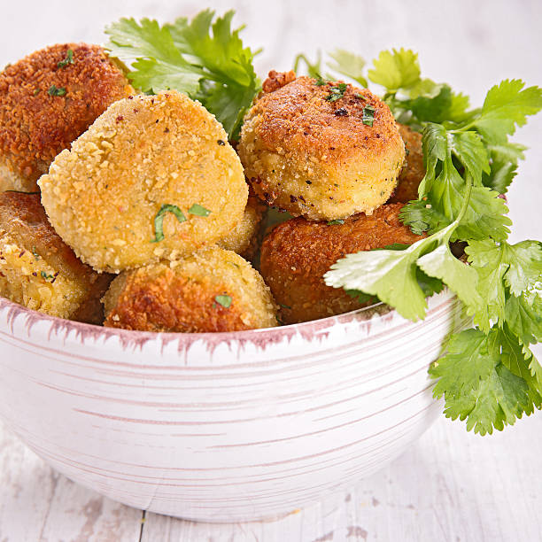 istock vegetarian ball with chickpea 503866818