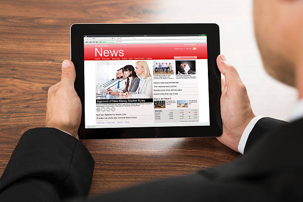 istock Businessman Reading News 503867570