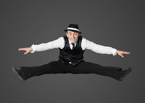 istock Young male professional dancer dancing in studio. 503870636
