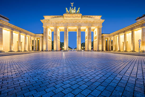 istock Brandenburg Gate in twilight, Berlin, Germany 503873392