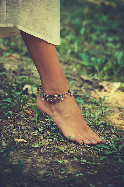 istock woman ankle bracelet 503884212