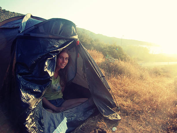 istock Woman Camping in the Nature 503886936
