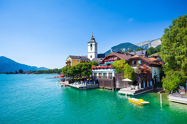 istock View of St. Wolfgang chapel 503887775