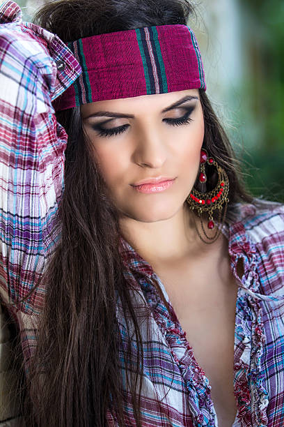 istock Attractive woman with headband 503888003